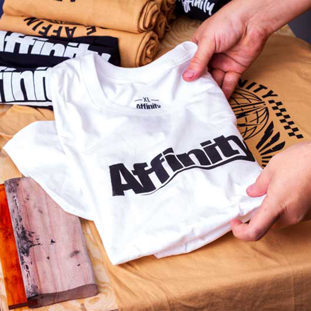 Affinity Logo Tee Tshirts Apparel Broadway Pro Scooters