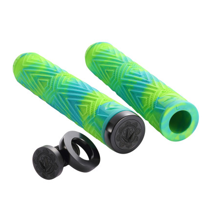 Green BLUNT Scooters V2 Hand Grips 