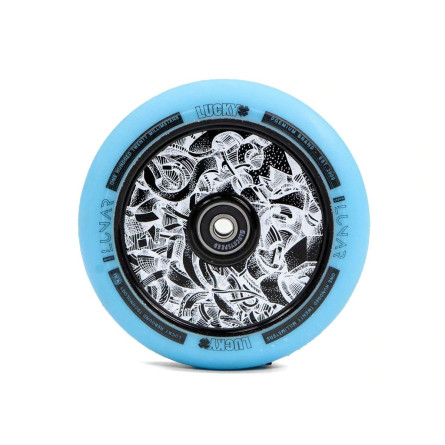 Lucky LUNAR 120mm Axis Wheel - Teal/Black