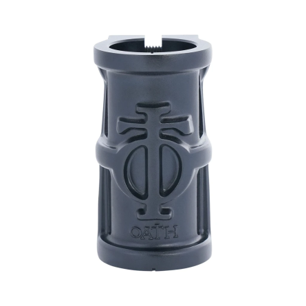 Oath Cage V2 Alloy 4 bolt SCS Clamp - Anodized Satin Black (Open Box)