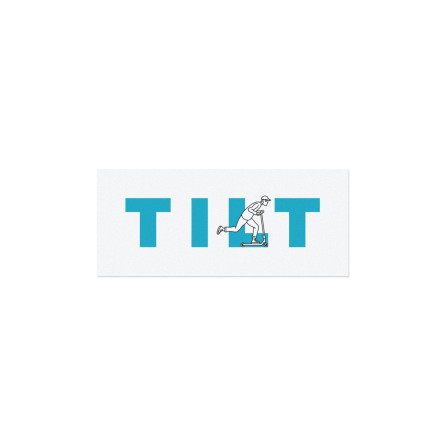 Tilt - Push Logo Sticker