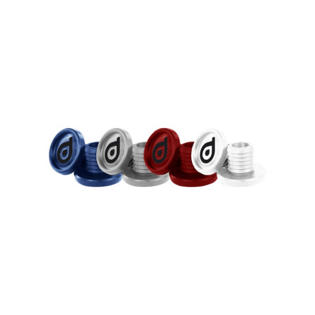 District S Series BE15S Steel Bar Ends - Red