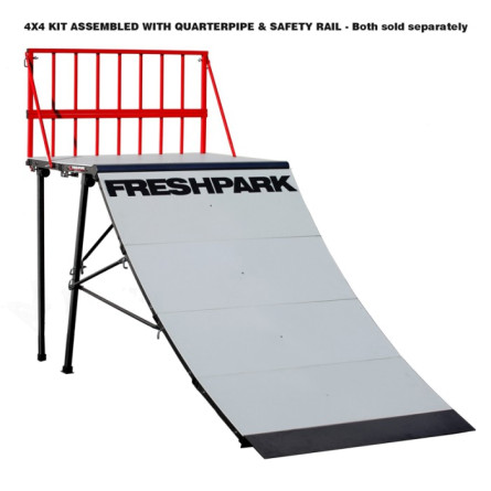 FreshPark 4 x 4 Quarterpipe Extension Kit