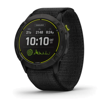 Garmin Enduro™ Carbon Gray DLC Titanium with Black UltraFit Nylon Strap