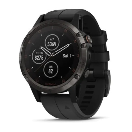 Garmin fenix 5 Plus - Sapphire Carbon Gray DLC Titanium