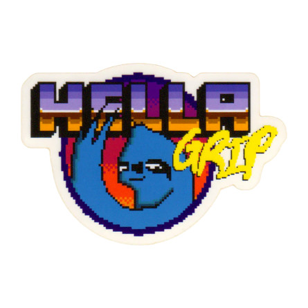 Hella Grip Pixel Sloth Sticker