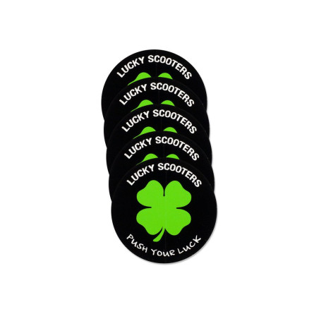 Lucky Round Sticker Pack 5 ct Stickers - Accessories Broadway Pro Scooters