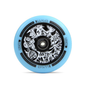 Lucky Lunar 110mm AXIS Wheel - Black/Teal