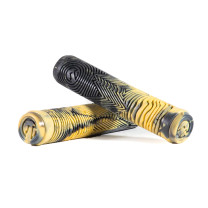 North Scooters Industry Grips - Canary Yellow Swirl