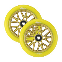 Envy DeLuxx 120mm Wheels - Yellow (Pair)