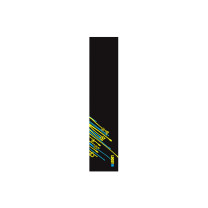 Lucky Drip Grip Tape - 4.5 x 20.5 - Blue/Yellow