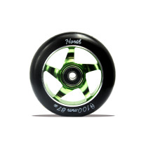 North Grom- 100mm Wheel- Black/Dark Green