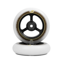 North Index Wheels - 115 x 30mm - Matte Black/White