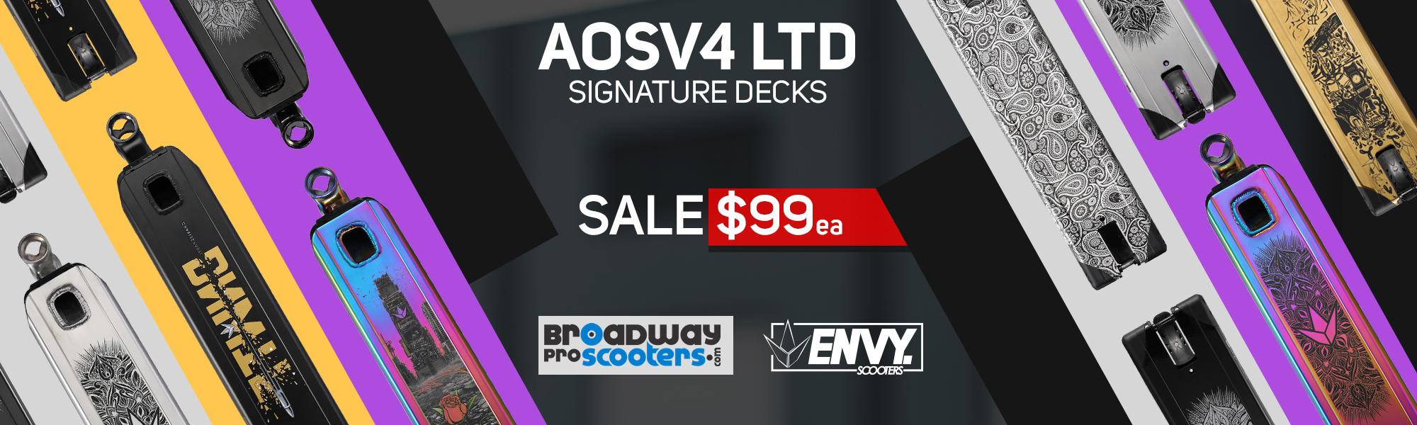 Pro Scooters Completes, Parts, Accessories & Custom Broadway Pro